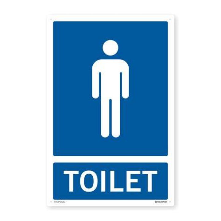 Male Toilet Sign Student Use Only Signblitz School Signs Australia