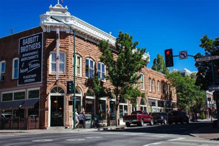 Photo Post Walkable Downtown Flagstaff, Arizona