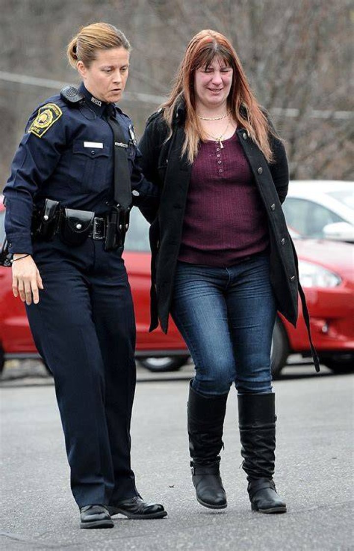 Woman is arrested after being caught masturbating with a vibrator on